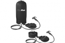 Pro Plus camping shower with foot pump